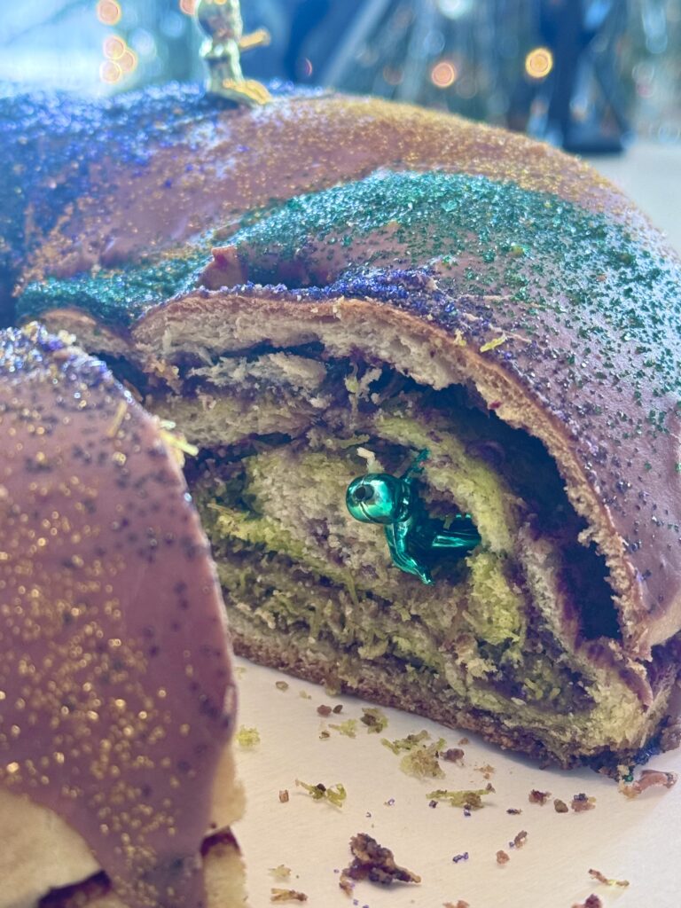 Dubai Chocolate King Cake