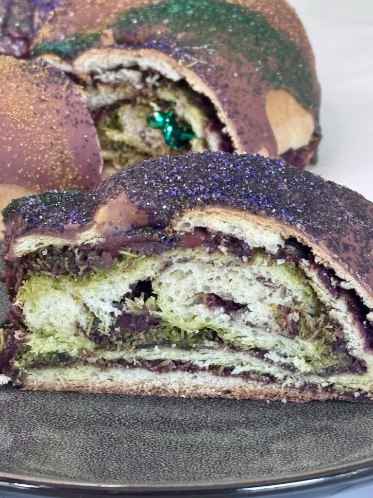 Dubai Chocolate King Cake