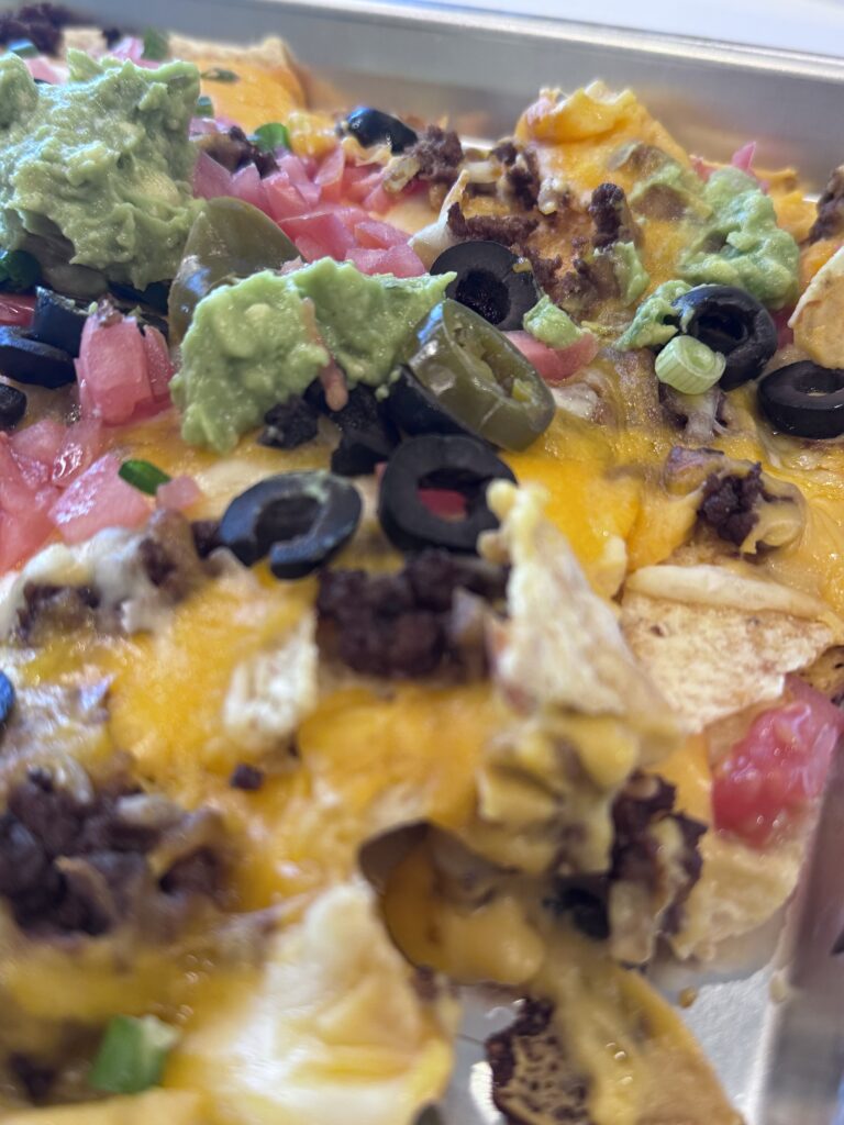 Loaded nachos cheese