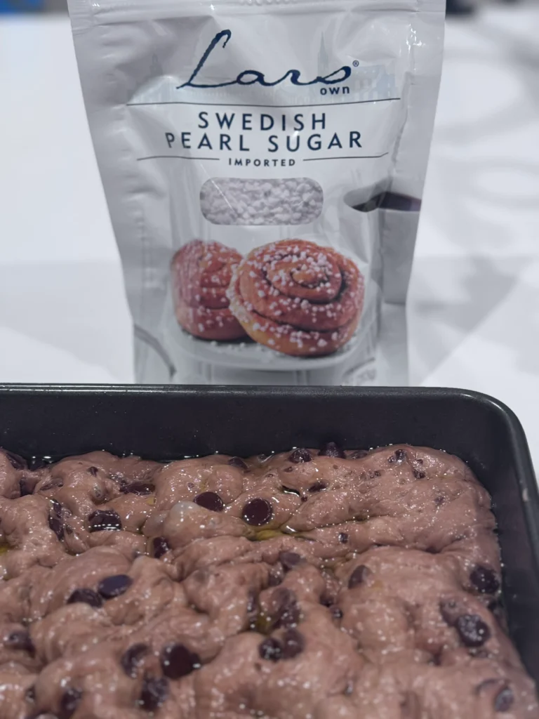 double chocolate focaccia