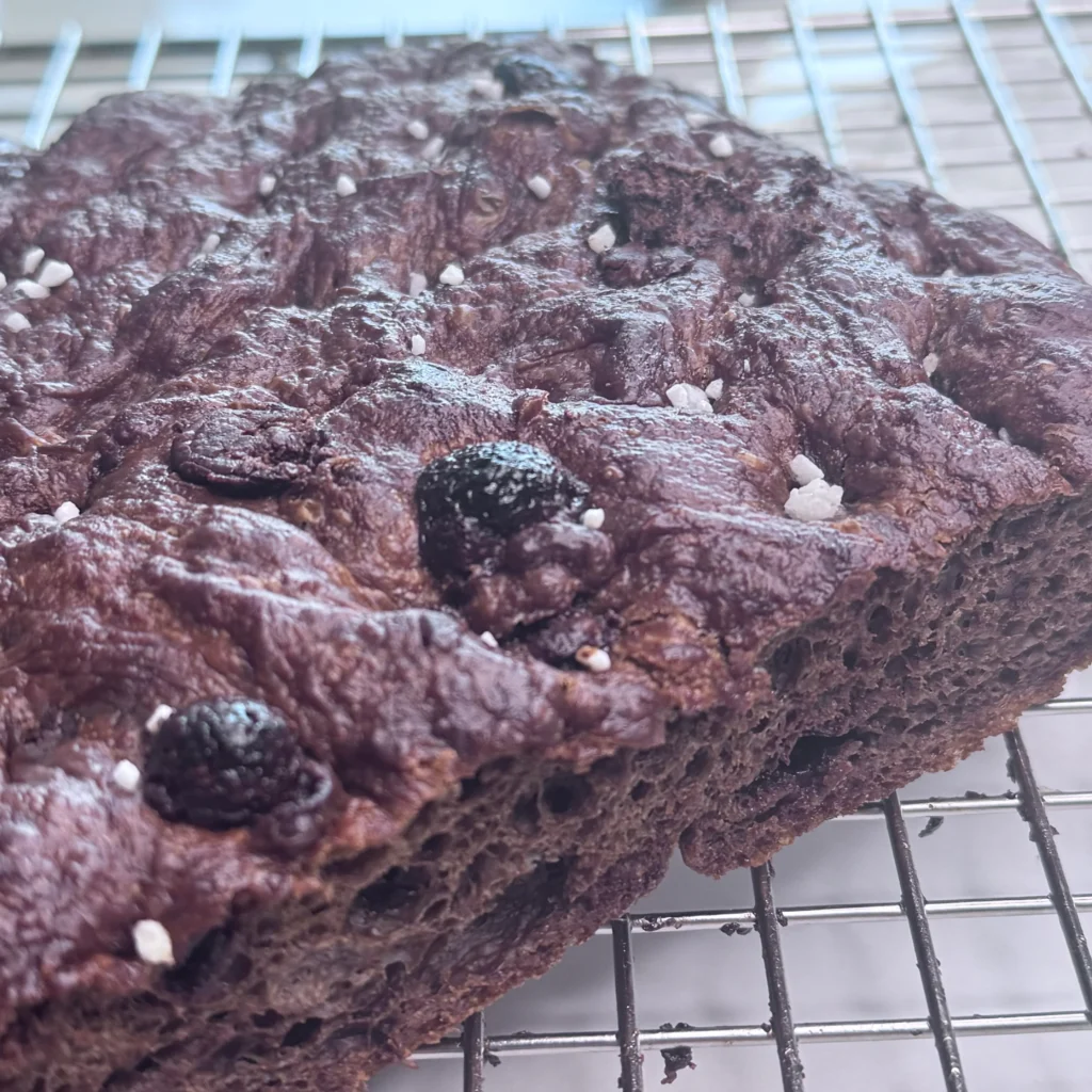 double chocolate focaccia