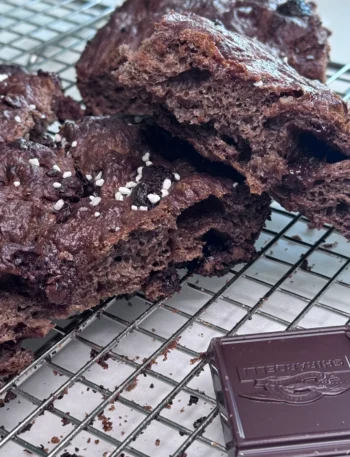 double chocolate focaccia