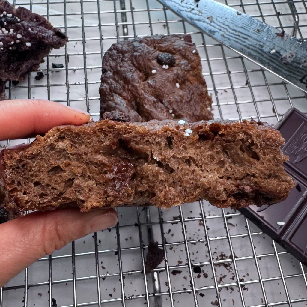 double chocolate focaccia