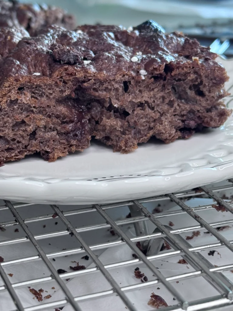 double chocolate focaccia