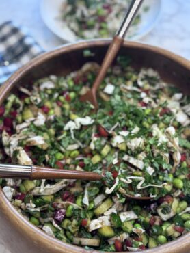 Edamame Cabbage Crunch Salad