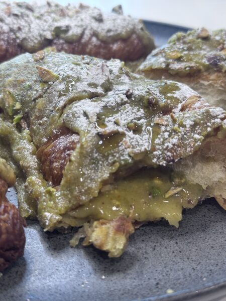 Pistachio and Baklava Croissants