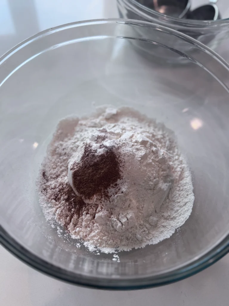 mix the dry ingredients