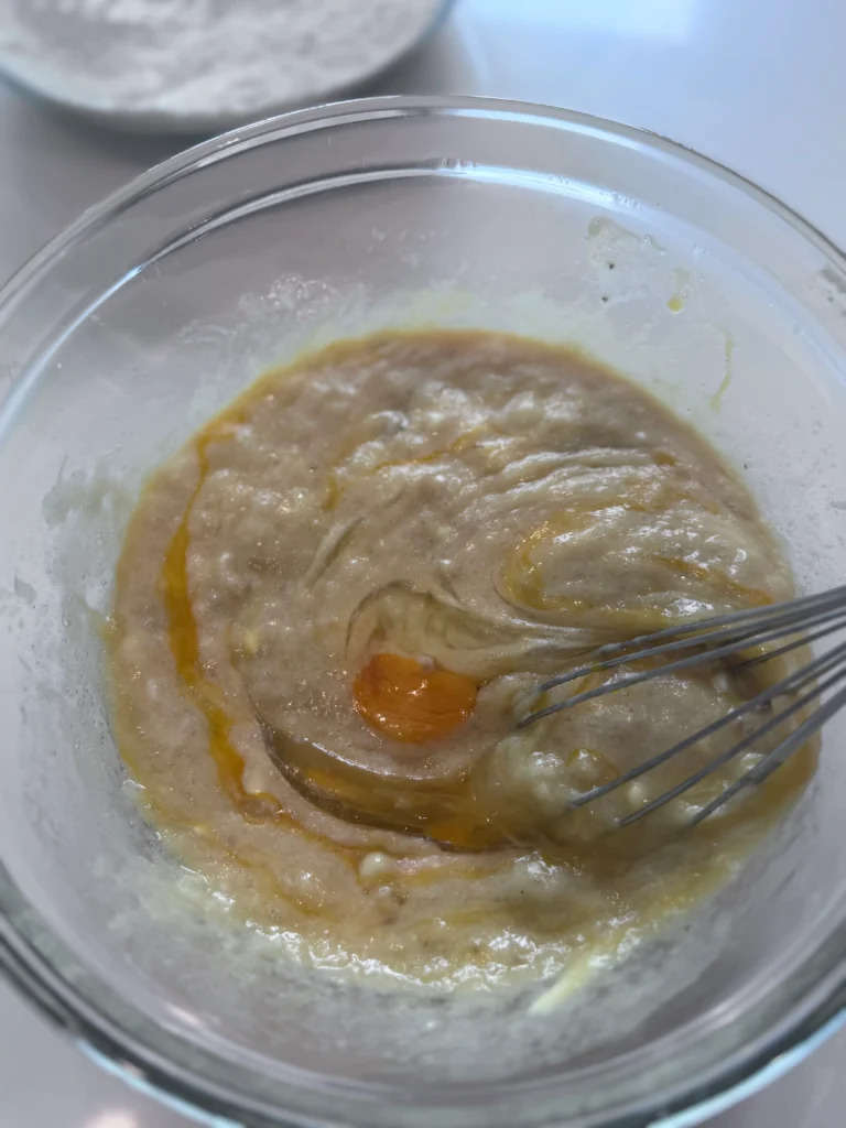 mix the wet ingredients
