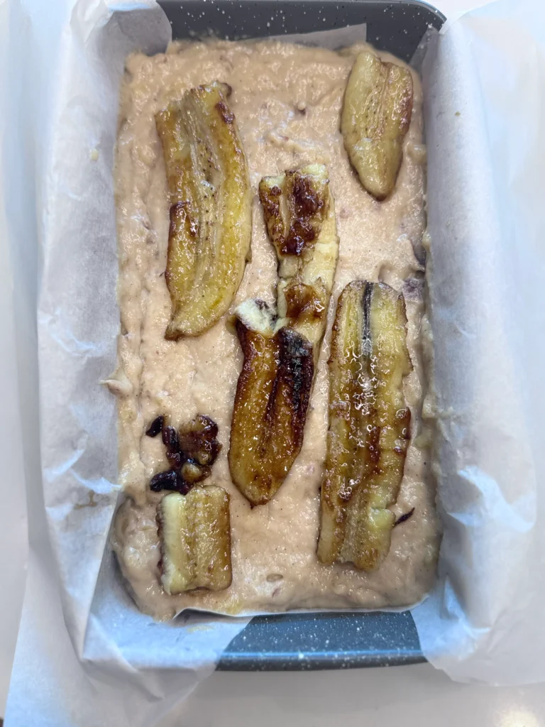 bake the banana bread