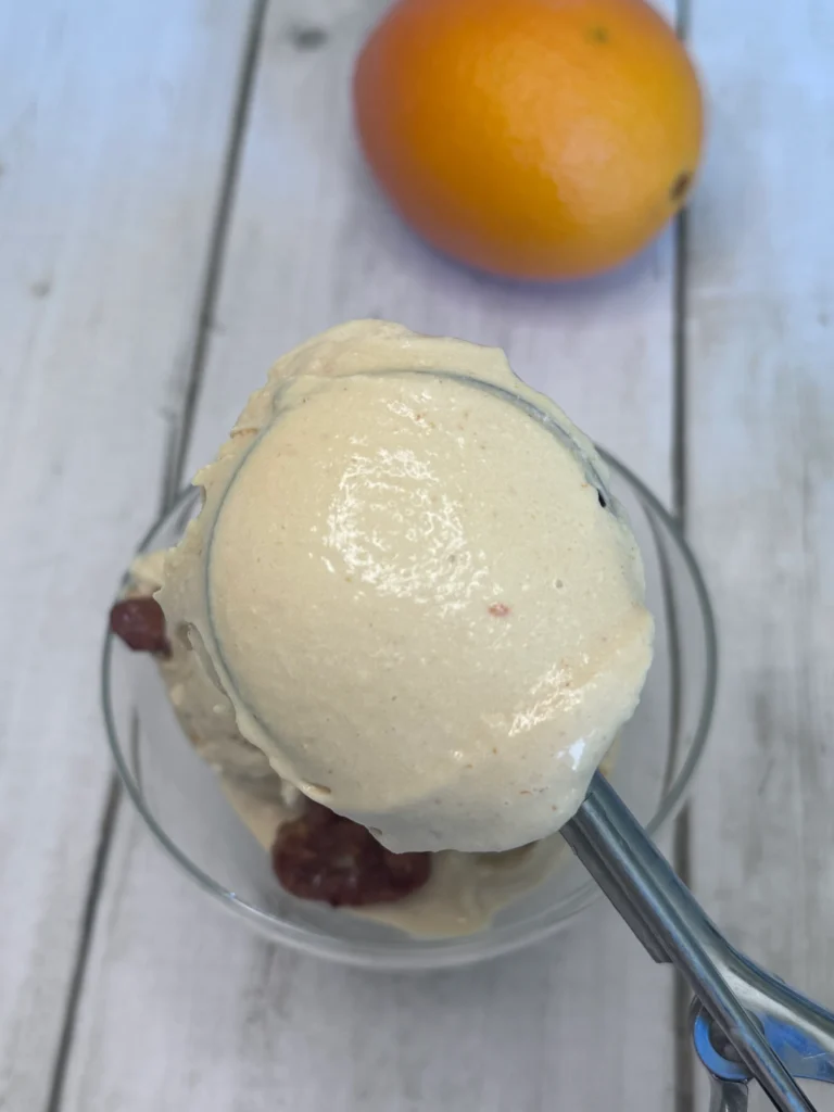 Burnt Orange Caramel Ice Cream