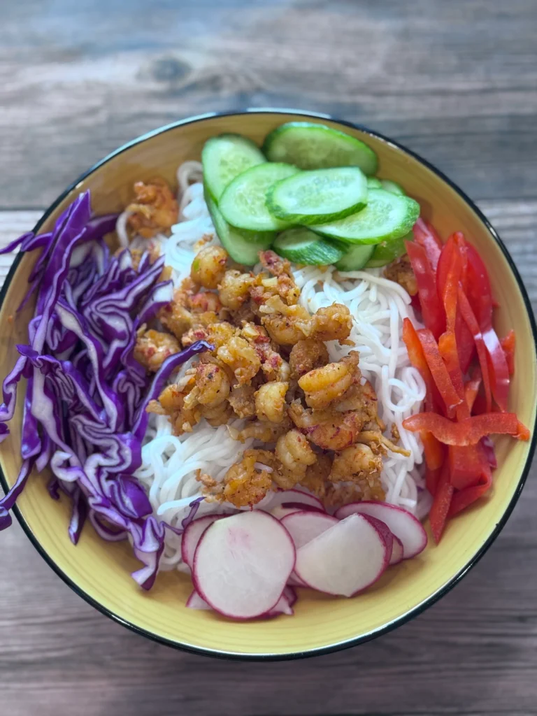 Spicy Crawfish Noodle Bowl