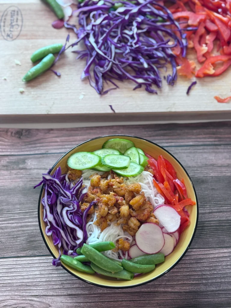 Spicy Crawfish Noodle Bowl