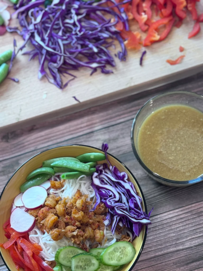 Spicy Crawfish Noodle Bowl