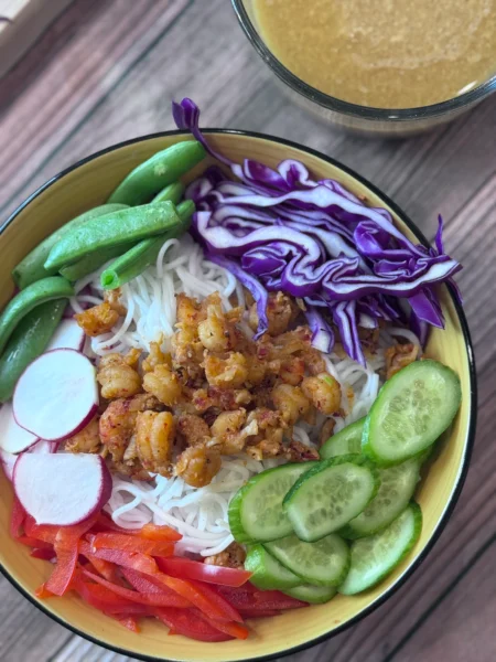 Crawfish Noodle Bowl