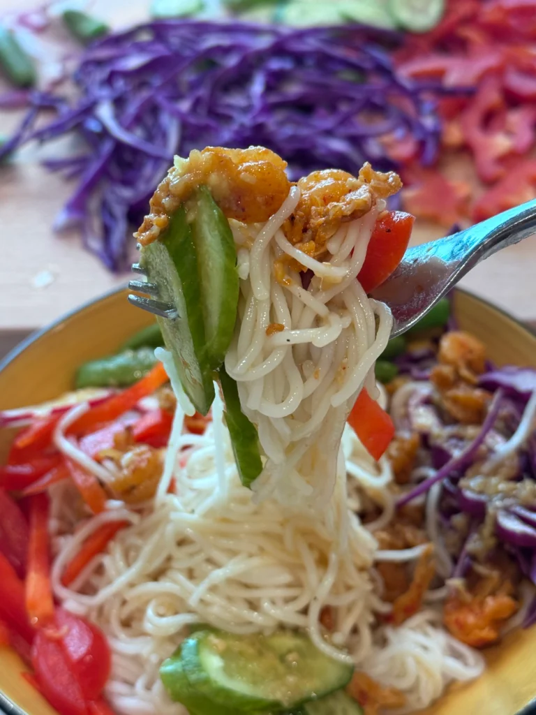 Spicy Crawfish Noodle Bowl
