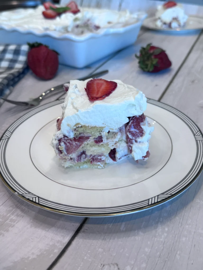 Strawberry Mascarpone Icebox Cake