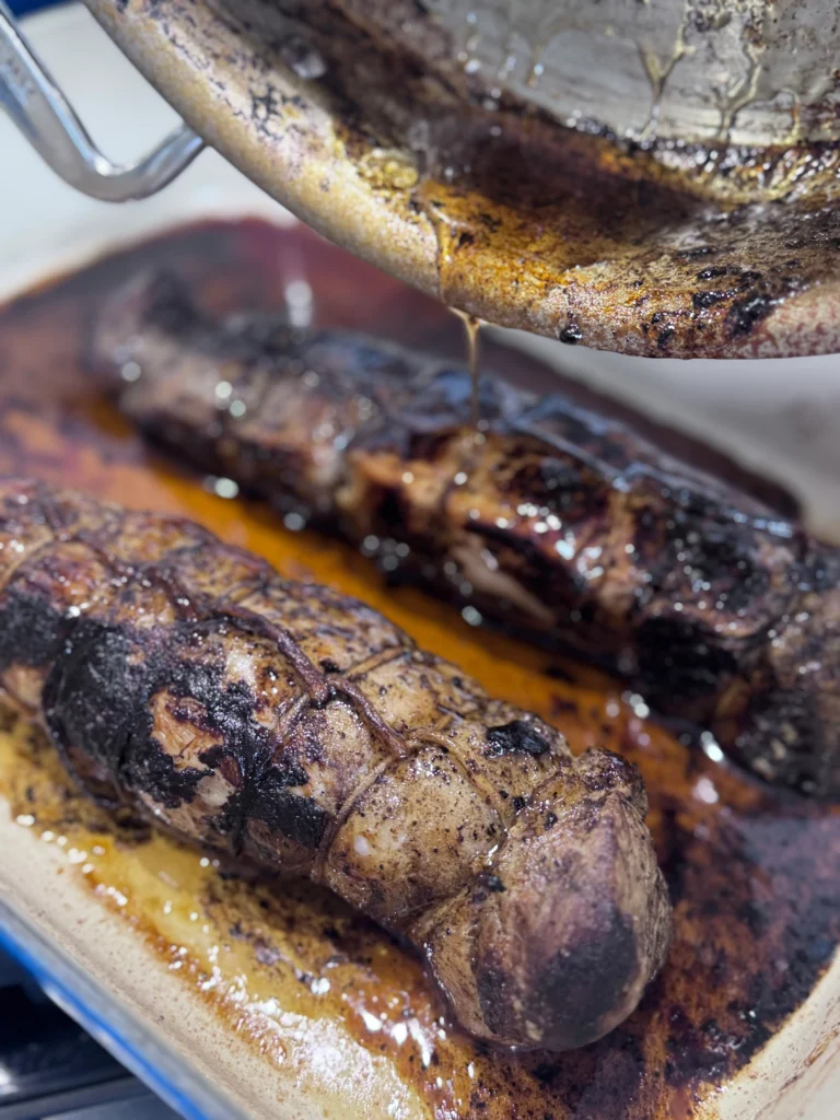 glaze and roast again