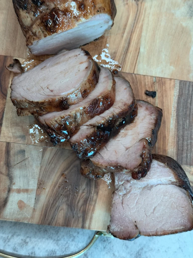 maple glazed pork loin
