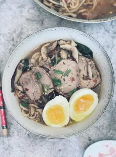 leftover pork ramen