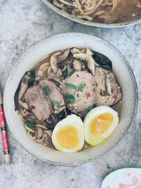 leftover pork ramen