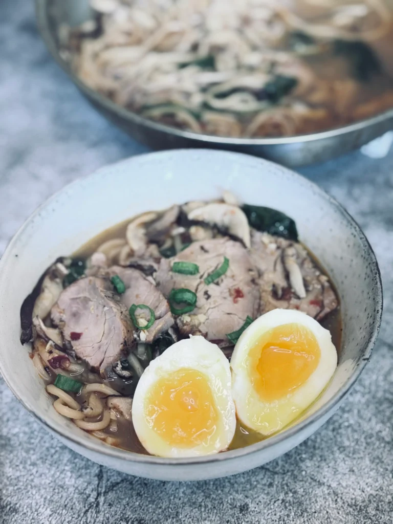 leftover pork ramen