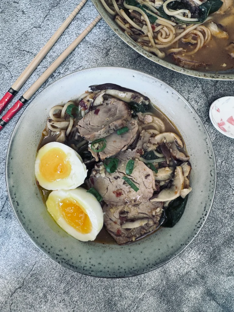 leftover pork ramen
