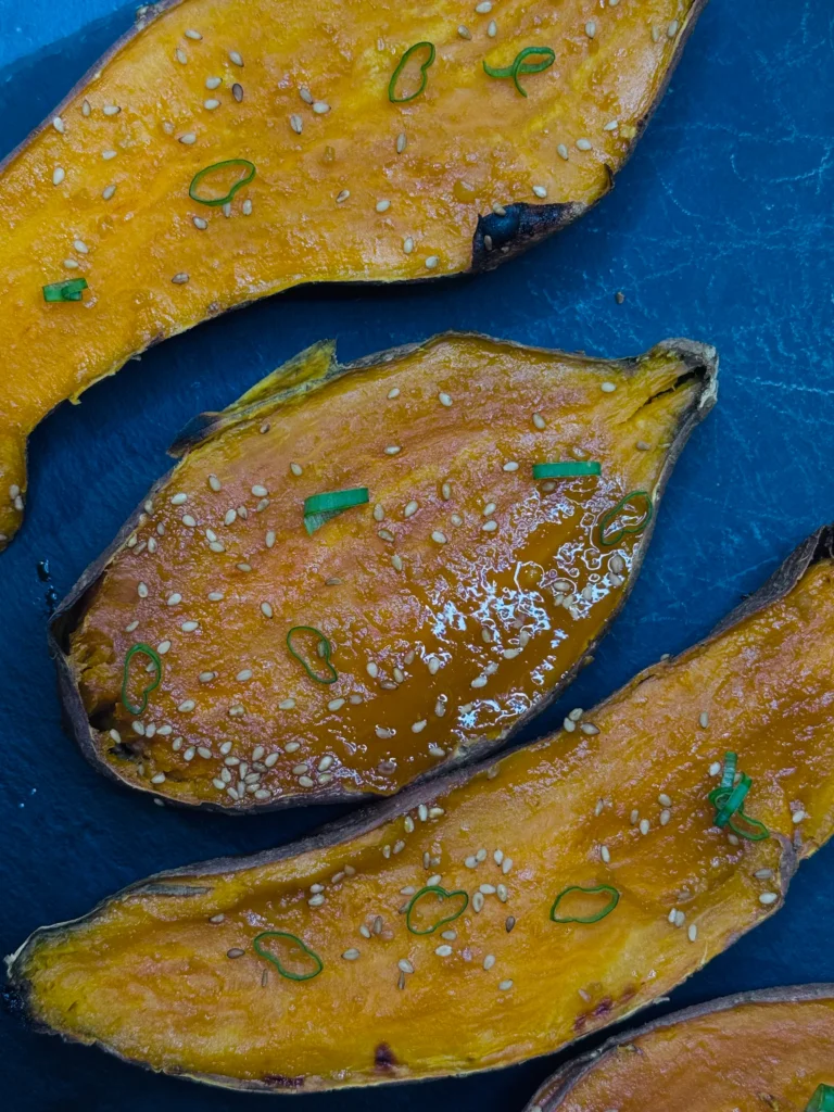 Miso Roasted Sweet Potatoes