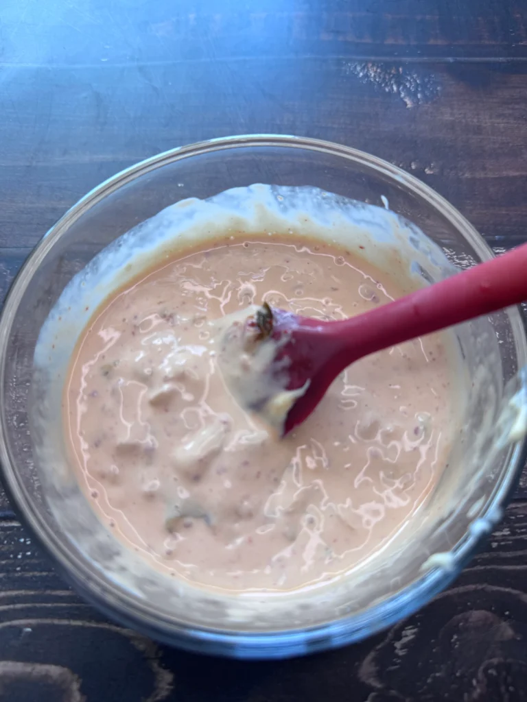 make the kimchi mayonnaise