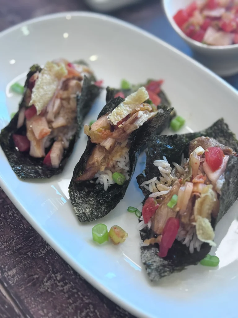 Korean Chicken Tacos