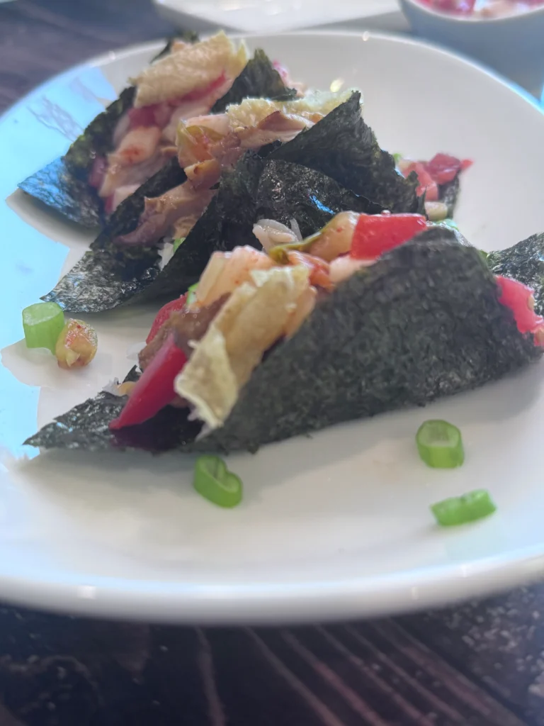 Korean Chicken Tacos
