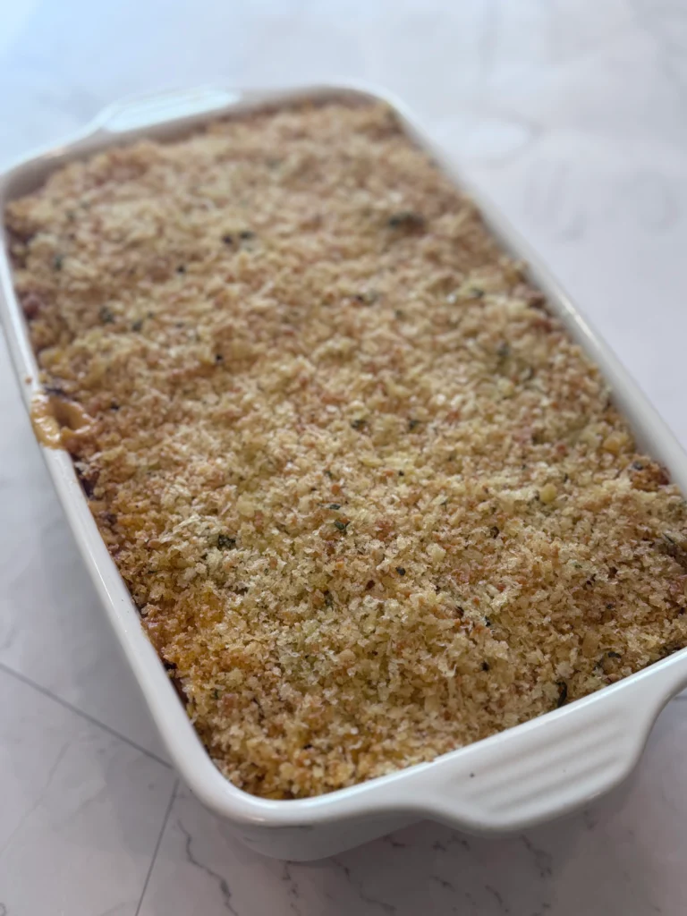 Macaroni and Cheese with Barbecue Pulled Pork