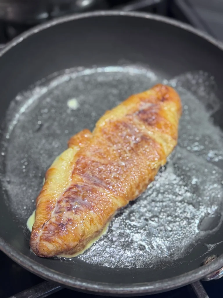 cook the croissant