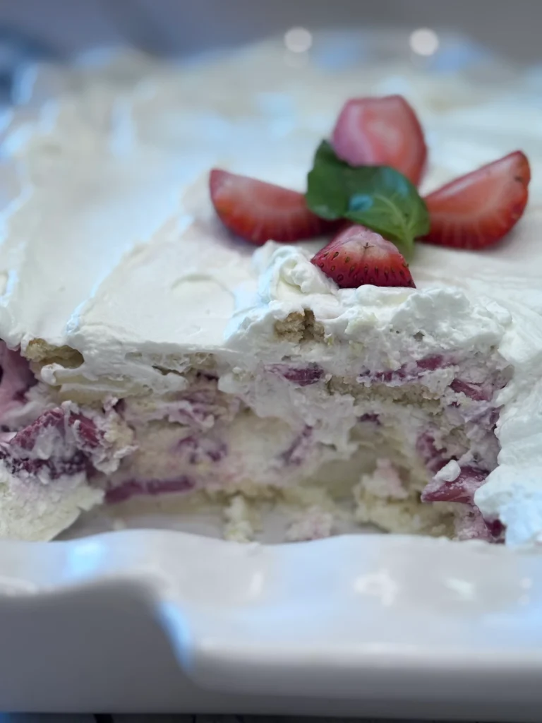 Strawberry Mascarpone Icebox Cake