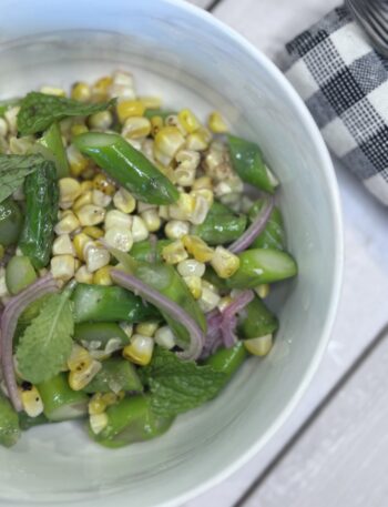Corn and Asparagus Salad