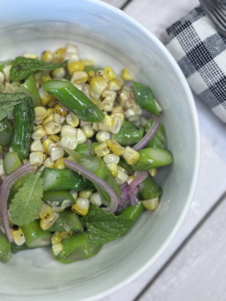 Corn and Asparagus Salad