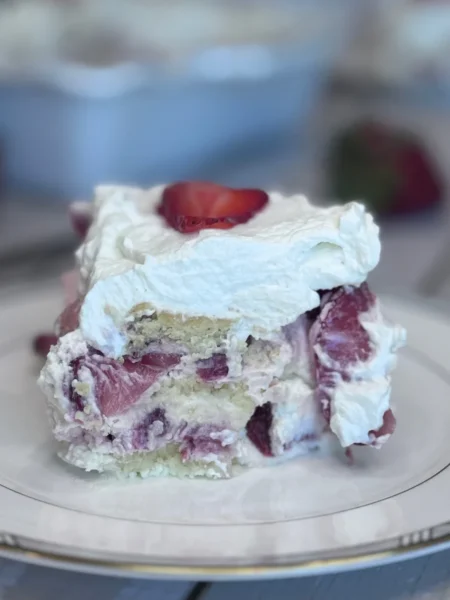 Strawberry Mascarpone Icebox Cake