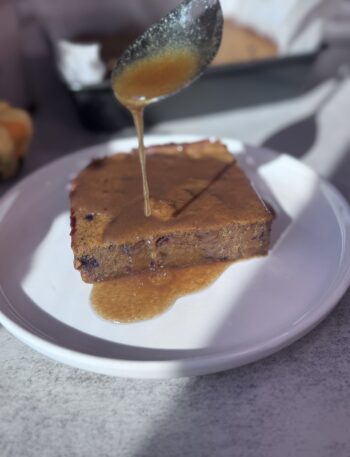 Pumpkin Mochi Sticky Toffee Pudding