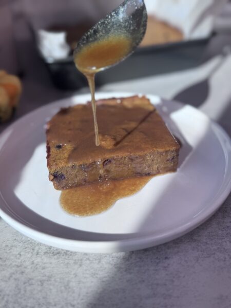 Pumpkin Mochi Sticky Toffee Pudding