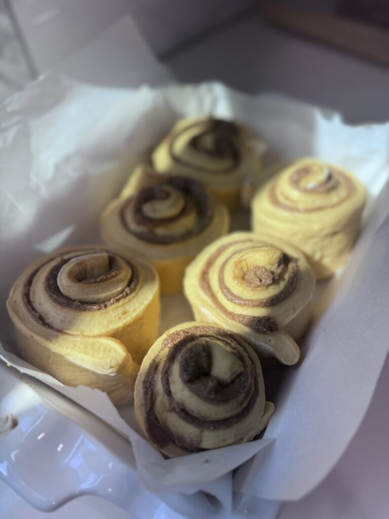 Pumpkin Cinnamon Rolls with Maple-Miso Glaze