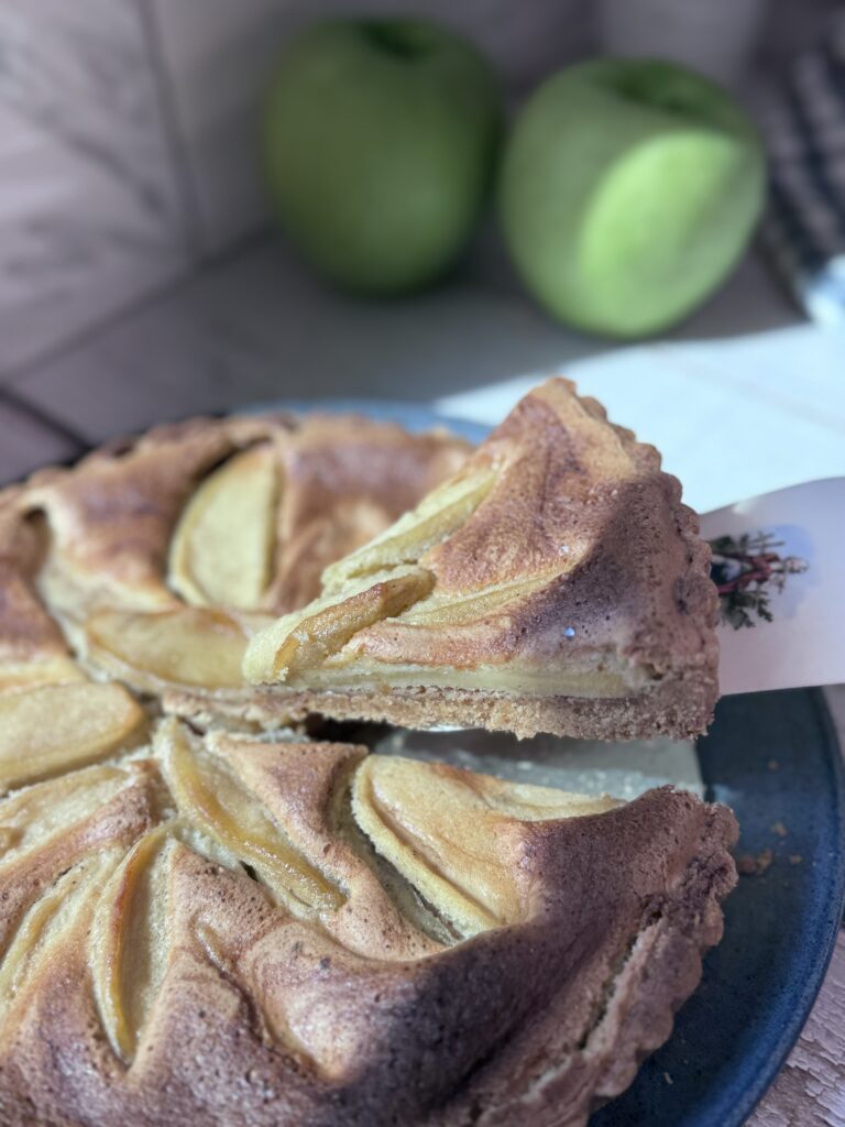 Apple and Brown Butter Custard Tart