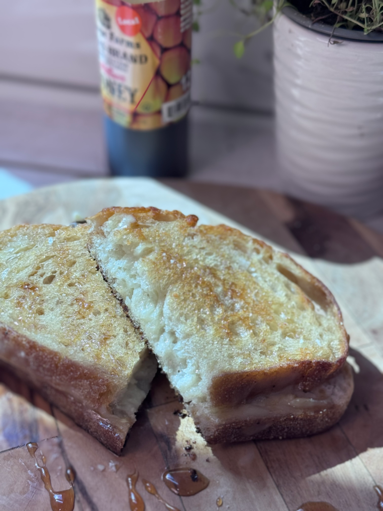 Grilled Cheese with Honey