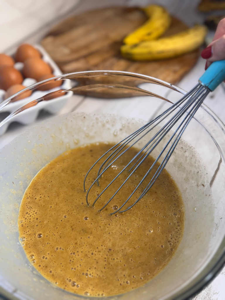 Banana White Chocolate Bread Pudding with Salted White Chocolate Sauce