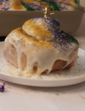 Nectar Cream King Cake Cinnamon Rolls