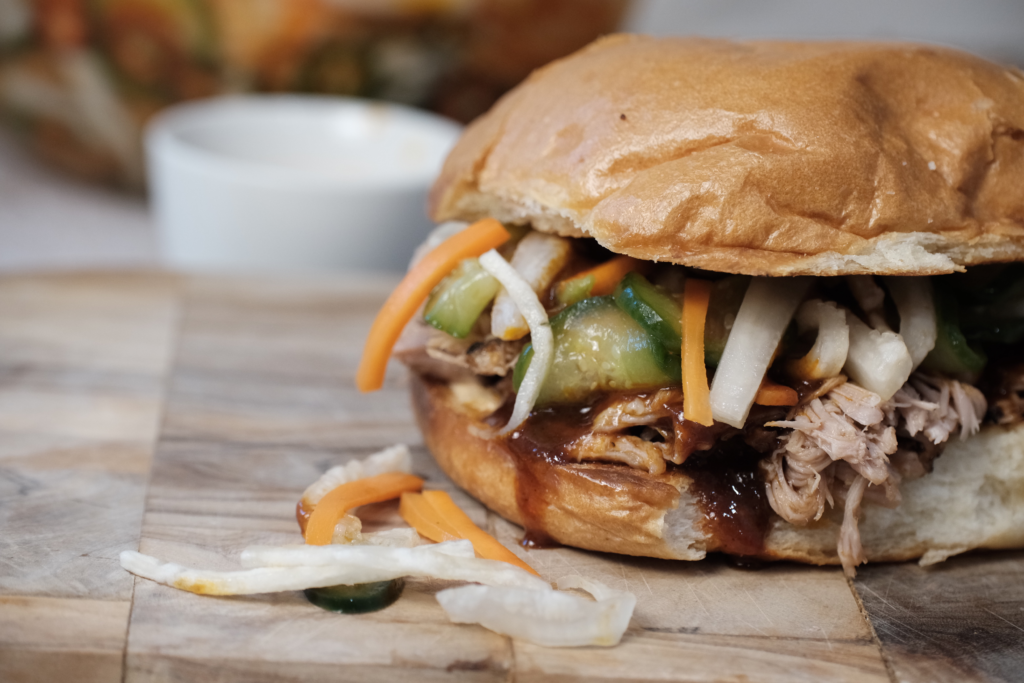 Gochujang Pulled Pork Sandwiches