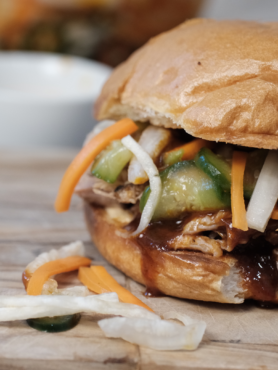 Gochujang Pulled Pork Sandwiches