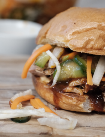 Gochujang Pulled Pork Sandwiches
