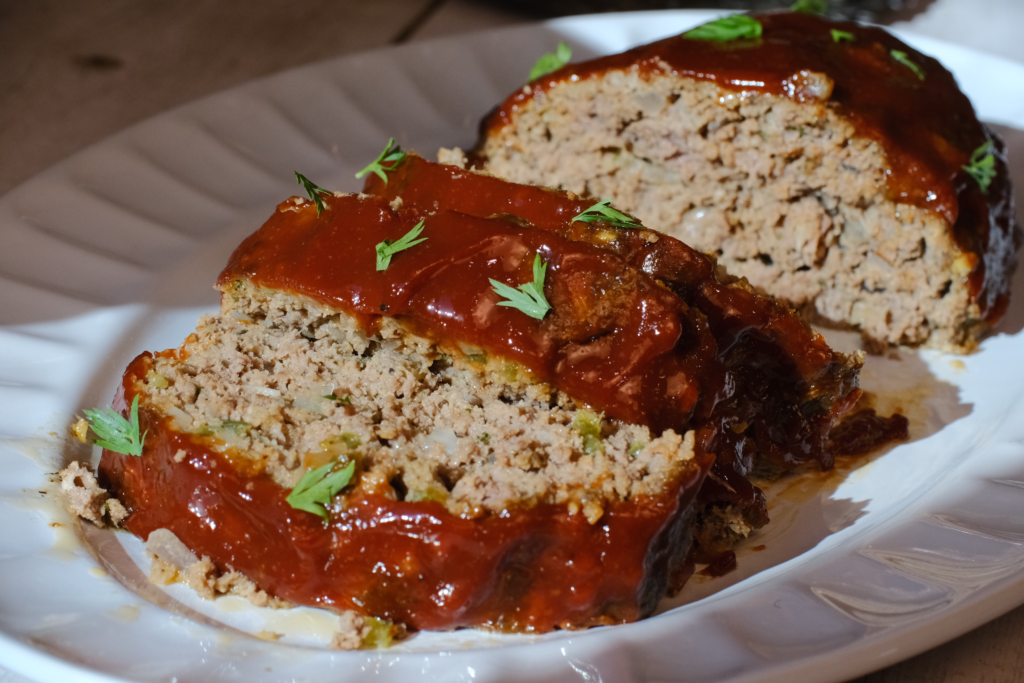 Meatloaf with Ketchup Glaze