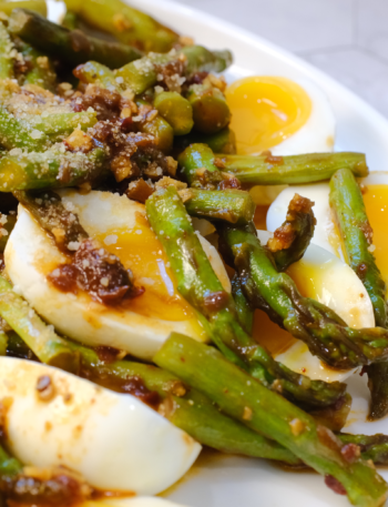 Jammy Eggs with Asparagus and Chipotle