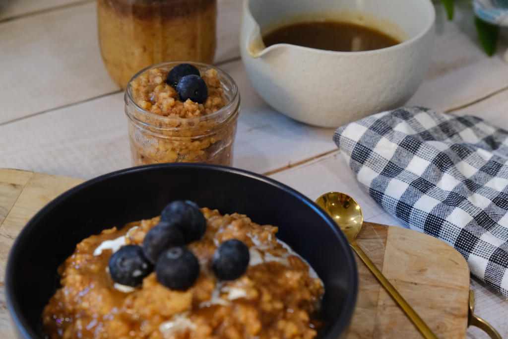 Sticky Toffee Overnight Oats