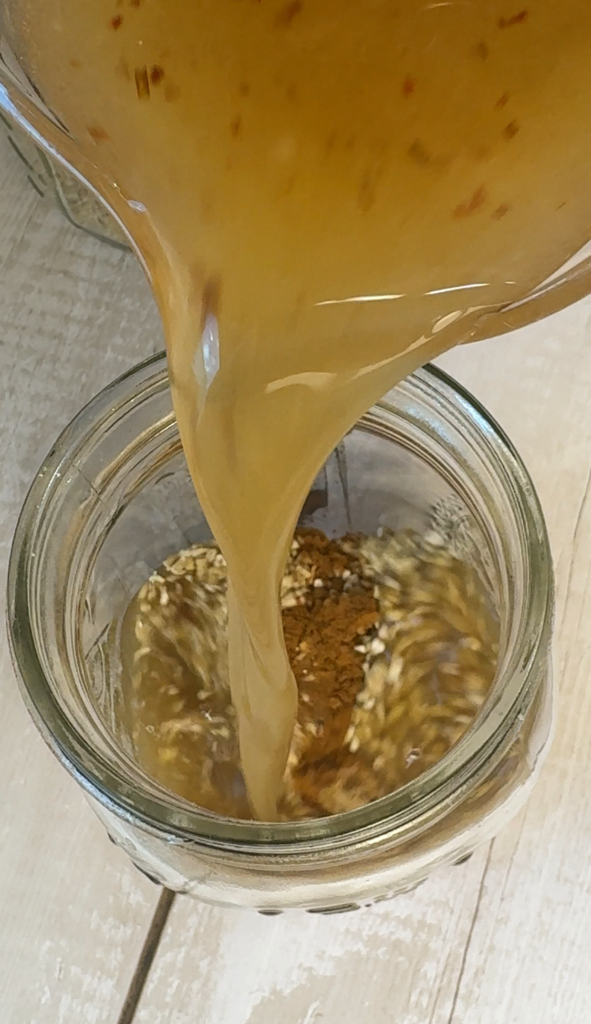 Sticky Toffee Overnight Oats